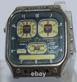 Vintage CITIZEN Robot Face 8943-083652 ANA-DIGI Watch for Parts