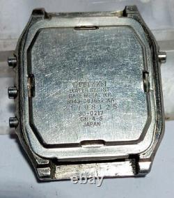 Vintage CITIZEN Robot Face 8943-083652 ANA-DIGI Watch for Parts