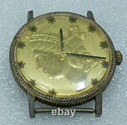 Vintage Cal 1601 A Manual Winding 17 Jewels Watch For Parts