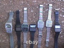 Vintage Calculator Watch Parts Lot