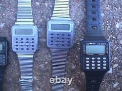 Vintage Calculator Watch Parts Lot