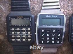 Vintage Calculator Watch Parts Lot