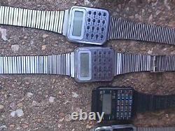 Vintage Calculator Watch Parts Lot