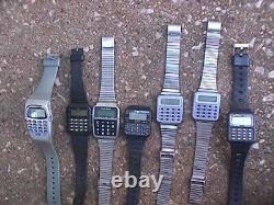 Vintage Calculator Watch Parts Lot