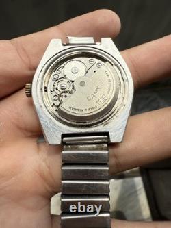 Vintage Camy Digital Jump Hour Swiss Made Watch For Parts And Repairs. 7130
