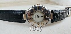 Vintage Cartier 21 Quartz 31mm Unisex Watch For Parts