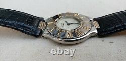 Vintage Cartier 21 Quartz 31mm Unisex Watch For Parts