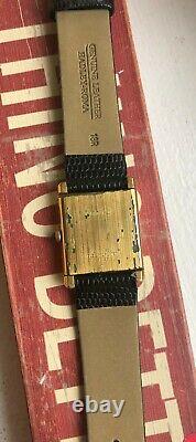 Vintage Cartier Tank Roman Numeral Dial Manual Wind Watch For Parts/ Repair