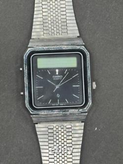 Vintage Casio AT-552 Janus Touchscreen Calculator Ana-Digi Watch for Parts