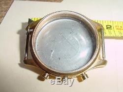 Vintage Chronograph Watch Case For Parts