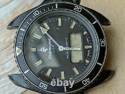 Vintage Chronosport UDT Sea Quartz Diver Watch withMonnin Case FOR PARTS/REPAIR