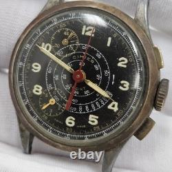 Vintage Cimier Sport Men's Chronograph Wristwatch Swiss Mechanical Parts/Repair