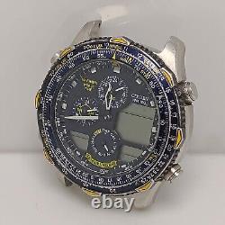 Vintage Citizen Blue Angels C300-Q00842 Navihawk World Time Watch For Parts