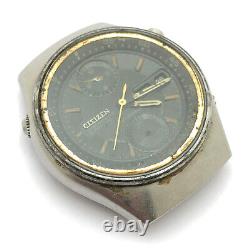 Vintage Citizen Chronograph 8110A For Spare Parts OR Repair 23J Wrist Watch