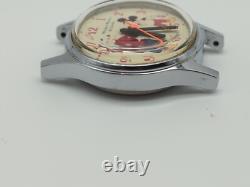 Vintage Citizens qq q&q Disney Mickey Mouse Goofy watch- FOR PARTS REPAIR