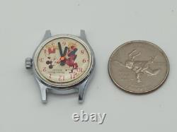 Vintage Citizens qq q&q Disney Mickey Mouse Goofy watch- FOR PARTS REPAIR