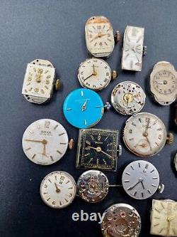 Vintage Collection Watch Engines Call Doxa Tissot Omega Certina Swiss for parts