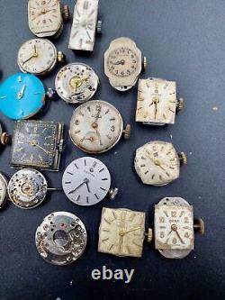 Vintage Collection Watch Engines Call Doxa Tissot Omega Certina Swiss for parts