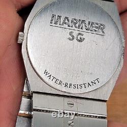 Vintage Concord Mariner SG 15 81 115 Stainless & 18k Mens Watch REPAIR- PARTS