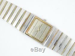 Vintage Concord Mariner Sg 2-tone 18k Gold & S. Steel Mens Watch Not Working