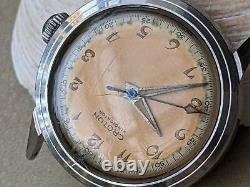 Vintage Croton Vindicator Watch withMidsize Clamshell All SS Case FOR PARTS/REPAIR