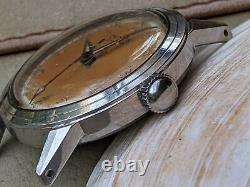 Vintage Croton Vindicator Watch withMidsize Clamshell All SS Case FOR PARTS/REPAIR