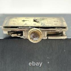 Vintage Cyma Manual Winding ref. 335 Side Second Watch Movement For Parts