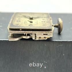 Vintage Cyma Manual Winding ref. 335 Side Second Watch Movement For Parts