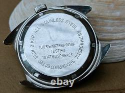 Vintage Dugena Watertrip 10 ATM Diver Watch withBlue Dial, Runs FOR PARTS/REPAIR