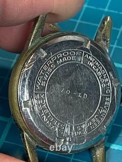 Vintage ENICAR Watch Face PARTS OR REPAIR
