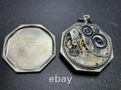 Vintage Elgin Pocket Watch 17 Jewels with SWC 14k GF Case (Parts or Repair)