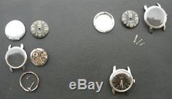 Vintage Enicar Seapearl 600 Steel Watch Lot for Parts or Repair Sherpa 1950s