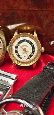 Vintage Eterna Lebem Seiko Mechanical Automatic LCD Vintage Watch Lot
