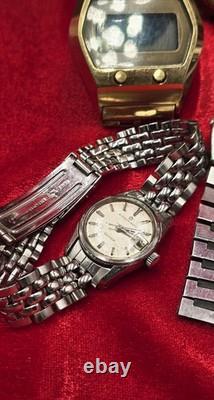 Vintage Eterna Lebem Seiko Mechanical Automatic LCD Vintage Watch Lot