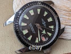 Vintage EverSwiss Aqua Sport Diver Watch withRonda 7115 Mvmt, Runs FOR PARTS/REPAIR