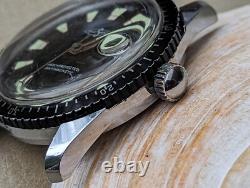 Vintage EverSwiss Aqua Sport Diver Watch withRonda 7115 Mvmt, Runs FOR PARTS/REPAIR