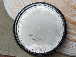 Vintage EverSwiss Aqua Sport Diver Watch withRonda 7115 Mvmt, Runs FOR PARTS/REPAIR