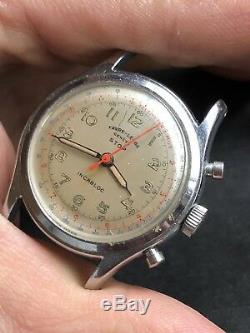 Vintage Favre-Leuba Stop Chronograph Mens Watch NOT WORKING FOR PARTS 32,5mm