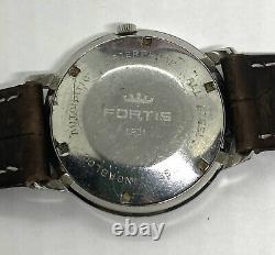 Vintage Fortis Automatic Fair Line 17 Jewels Wrist Watch Parts. Not Working