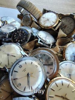 Vintage GIANT Timex Lot For Restoration Rare Pieces