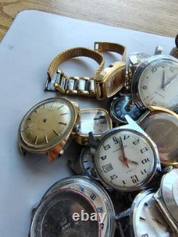 Vintage GIANT Timex Lot For Restoration Rare Pieces