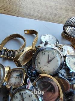 Vintage GIANT Timex Lot For Restoration Rare Pieces