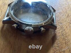 Vintage Gallet Chronograph Watch Stainless Case Valjoux 72 For Parts