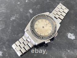 Vintage Gents Tissot Sonorous PR-516 Alarm Watch for Parts or Repair 1970s