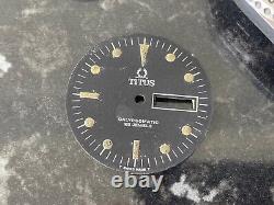 Vintage Gents Titus Calypsomatic Ref. 8895 1970s Dive Watch for Parts or Repair