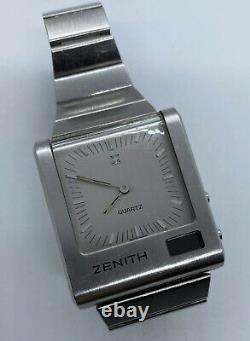 Vintage Gents Zenith Time Command LED Watch Not Working