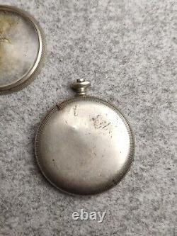 Vintage German military pocket watch huber helvetia 32 A. For parts only