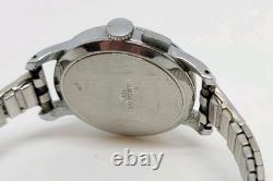 Vintage Gigandet Wakmann 17J Braille Mechanical Wrist Watch For Parts Or Repair