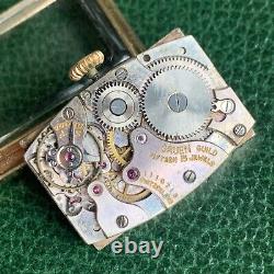 Vintage Gruen Cal. 157 15 Jewels 14K GF Art Deco Wristwatch for PARTS / REPAIR