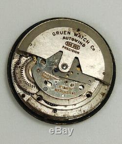 Vintage Gruen Ocean Chief Dial, Hands and Movement ONLY